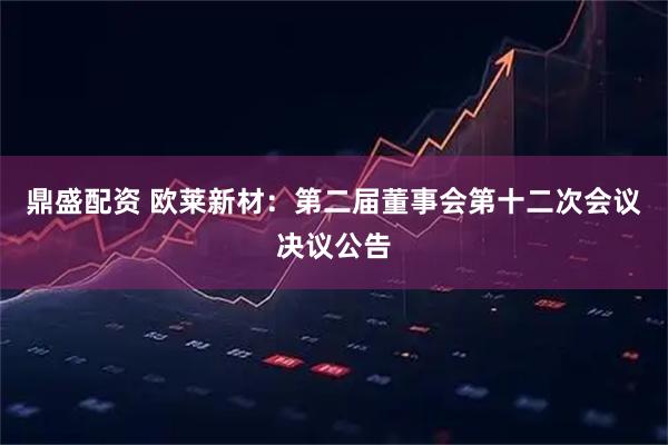 鼎盛配资 欧莱新材：第二届董事会第十二次会议决议公告