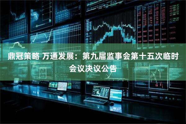 鼎冠策略 万通发展：第九届监事会第十五次临时会议决议公告